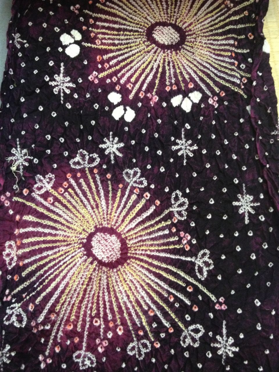 花火柄の浴衣 きものさろん服部