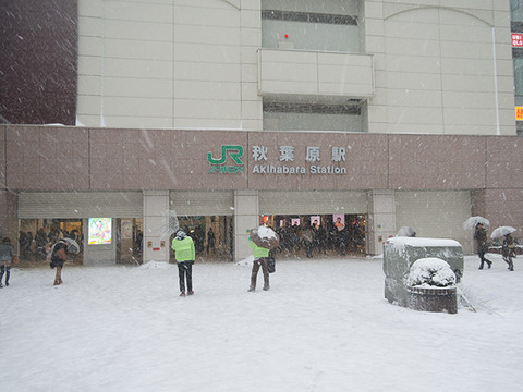 秋葉原大雪