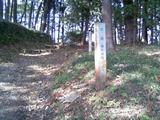 16伝御殿曲輪より本曲輪へ向かう