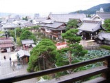 19善光寺・山門二階より大勧進を望む