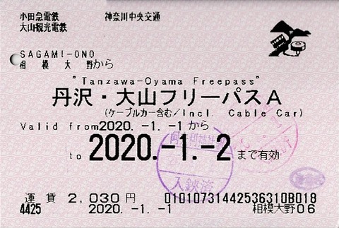 小田急電鉄 丹沢 大山フリーパス A この1年で2つの変化が きっぷうりば 3代目の新駅舎より