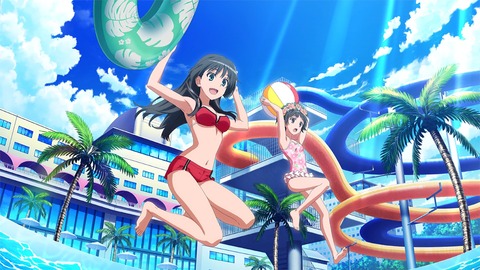 【画像】佐天涙子と初春飾利のかわいいかわいい水着姿がこちら