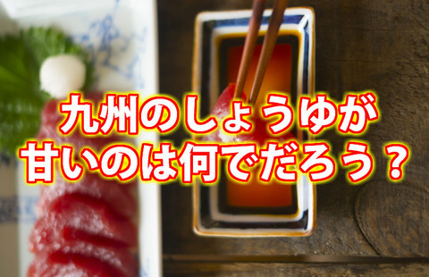 【画像】あまいお醤油好き？