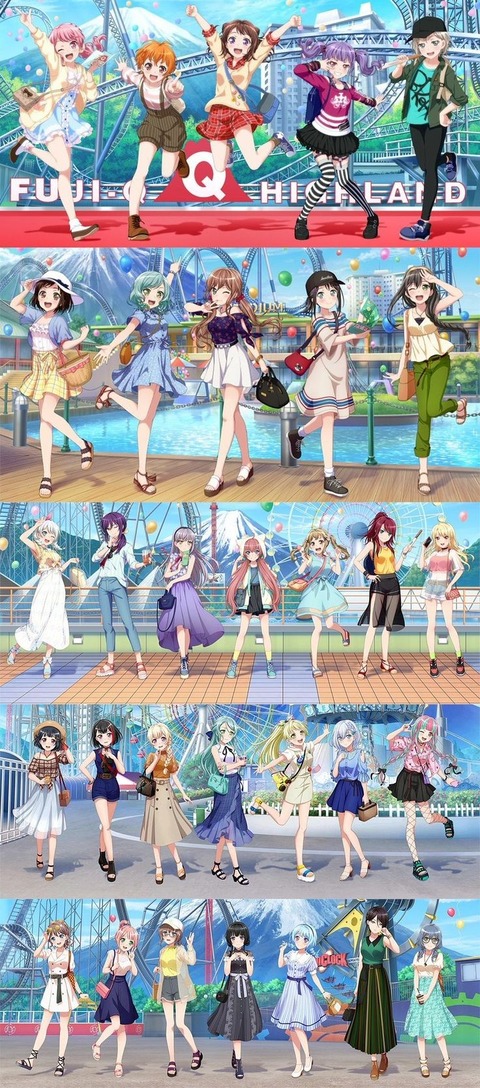 【画像】どの女子グループと遊園地回る？←童貞は必ず4番を選ぶ