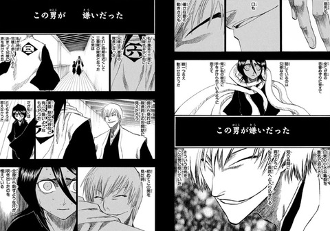 『BLEACH』のここよく読むと生理的に受け付けない以上のことは言ってない気がする