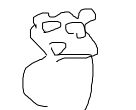 【画像】ちいかわのハチワレ描いて