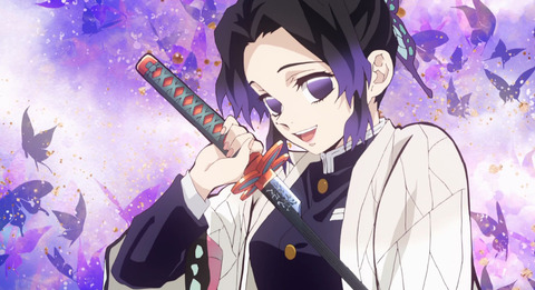 胡蝶しのぶ「弱いけど毒を刀に塗るので柱ですｗ」