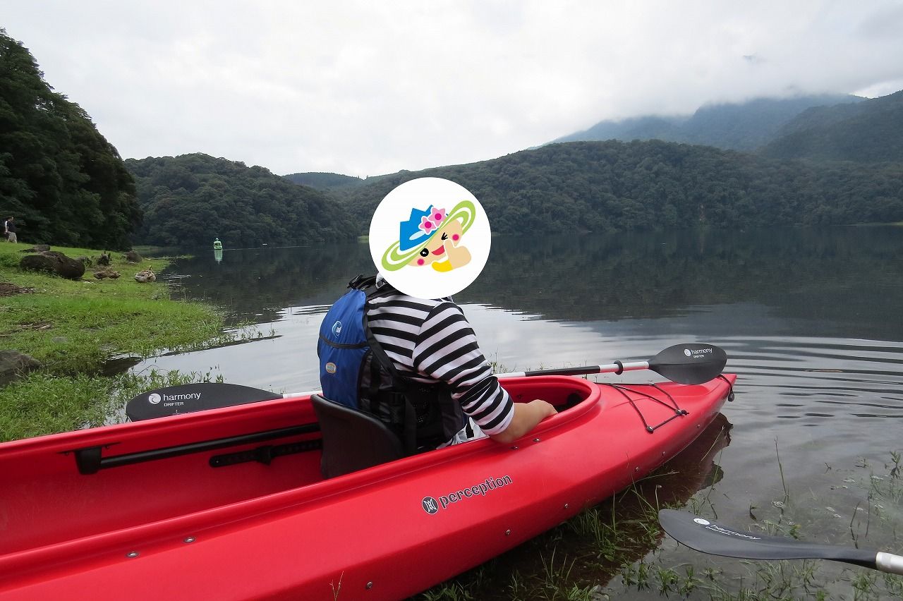 御池でカヤックに乗ってきました 霧島ジオパーク スタッフblog 御池でカヤックに乗ってきました 霧島ジオパーク スタッフblog