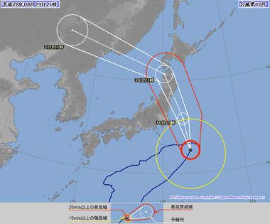 台風10号　画像