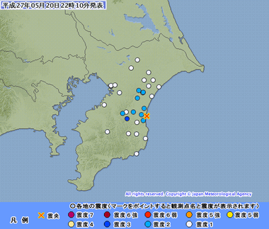 千葉県東方沖 201505202210