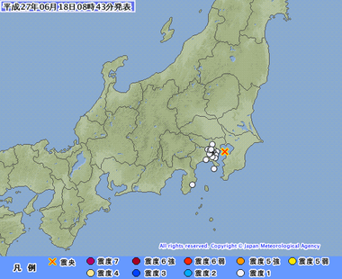 東京湾　地震　6180839