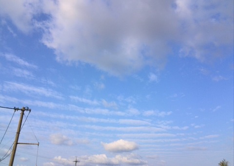 地震雲　新潟沖