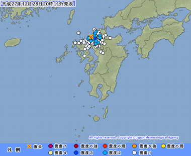 福岡県北西沖 地震201512282007