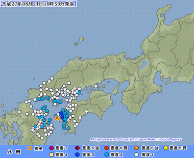 豊後水道 8月21日1654