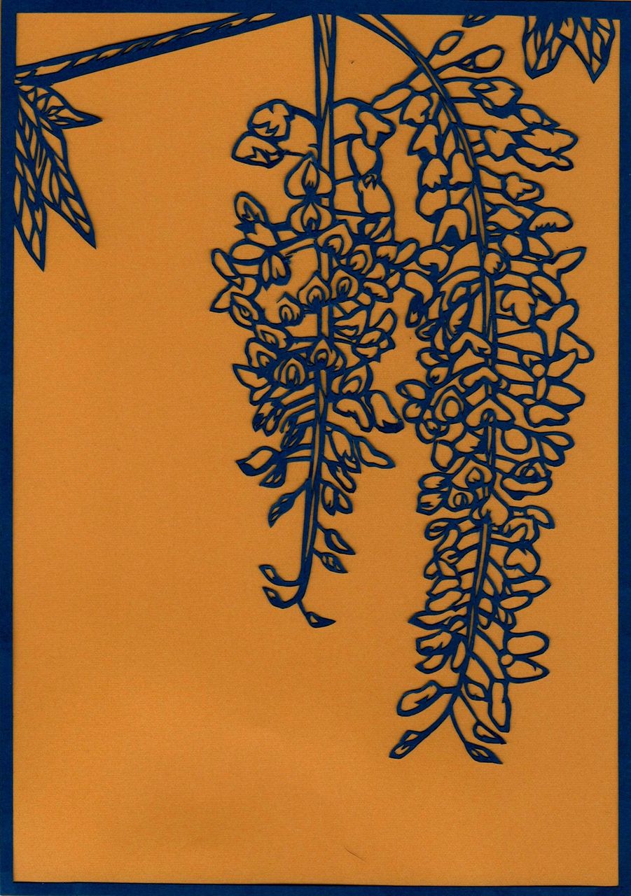 藤の花 田中克樹 切重画ｋｉ ｒｉ ｅ ｇａ