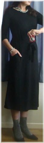 ユニクロのワンピース 本日も晴天なり