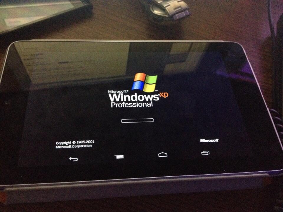 Nexus7でwindows Xpを動かしてみた Micro Colors