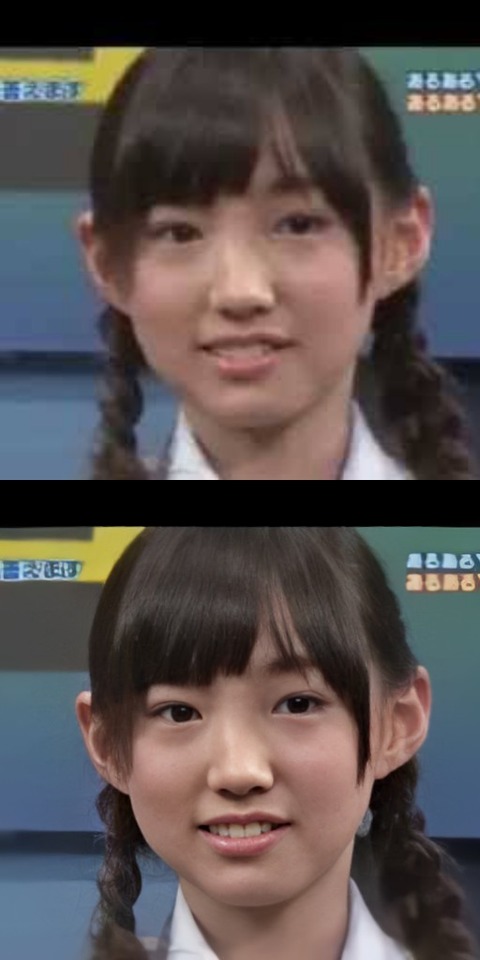 朗報 粗い画像を高画質化するアプリ Remini をヲタク達が結集して実験してみた 48まとめもログ アイドル追跡記録 朗報 粗い画像を高画質化するアプリ Remini をヲタク達が結集して実験してみた 48まとめもログ アイドル追跡記録
