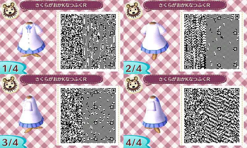 とびだせ どうぶつの森 マイデザインqrコード03 ぶるのば とびだせ どうぶつの森 マイデザインqrコード03 ぶるのば