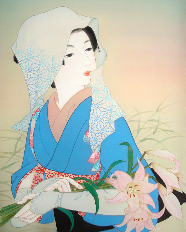 2014年版美人画カレンダー : 絹本着色技法のおひめさま絵/喜翔のブログ