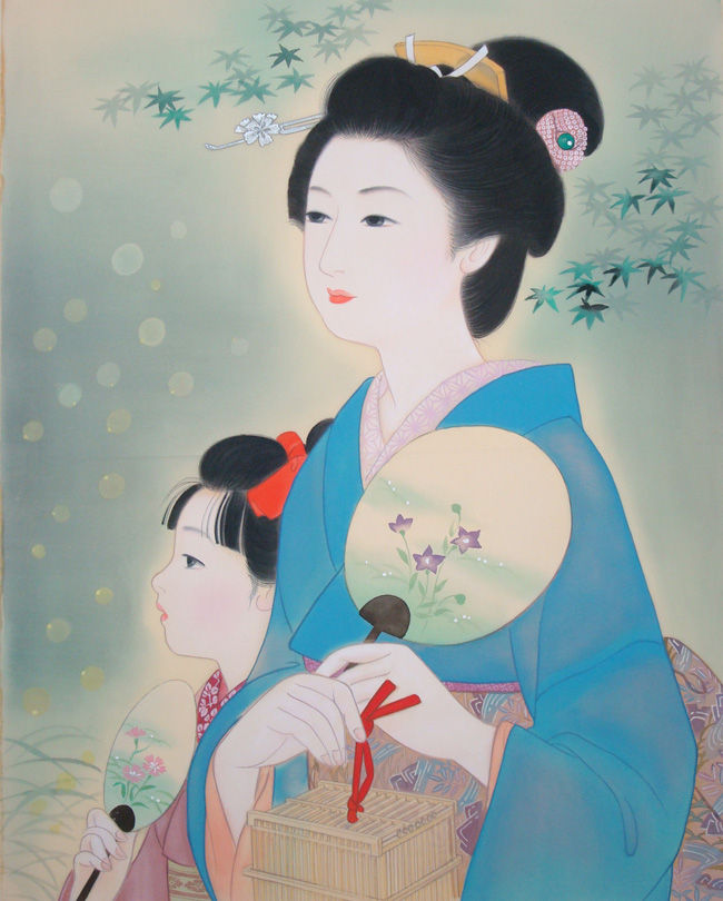 2014年版美人画カレンダー : 絹本着色技法のおひめさま絵/喜翔のブログ