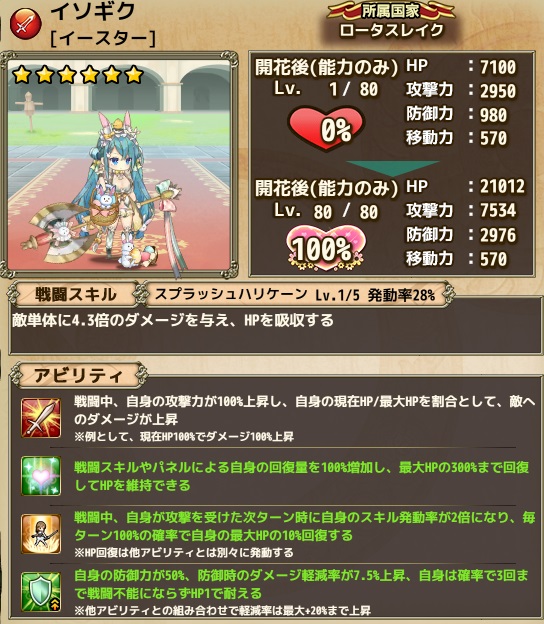 花騎士 6イソギク イースター 狙いでガチャ引いた結果 無課金オンラインゲーム日記 花騎士 6イソギク イースター 狙いでガチャ引いた結果 無課金オンラインゲーム日記