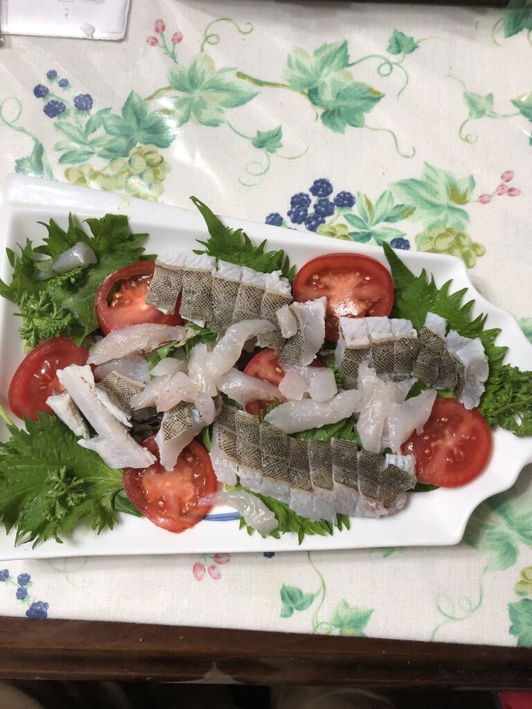 アイナメのカルパッチョ Kisuberaのblog