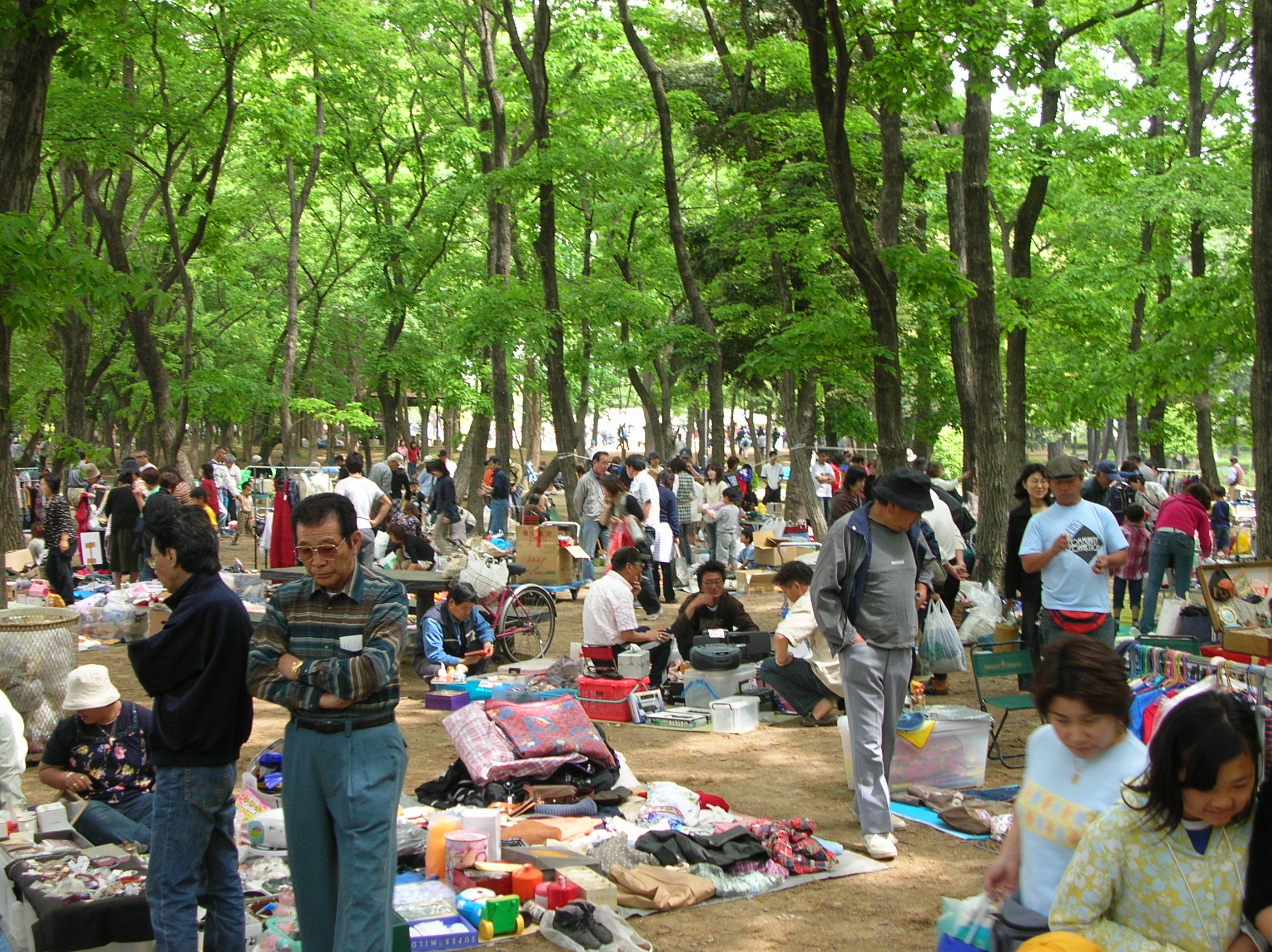 7月4日伊佐沼公園フリマ開催模様 川越水上公園フリーマーケット 汽車ポッポ 川越水上公園 伊佐沼公園 智光山 ちこうざん 公園 フリマ