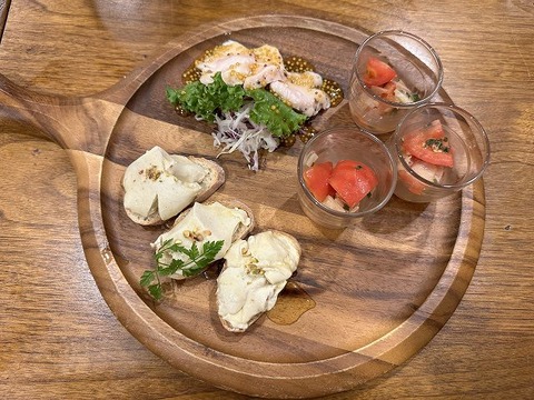 Tall Sun Dining_前菜3点盛り_202509