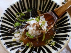 まぐろとさば_鯖へしこ茶漬け(アップ)_201904