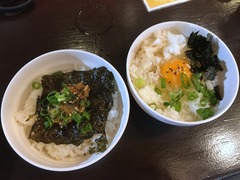 金獅子のホルモン(元町店)_山ワサビご飯+TKG_202107