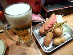 横綱(千日前店)_ビールと串カツ_2014