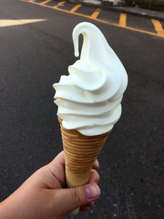 喫茶ひしがた_藤月のソフトクリーム_202210
