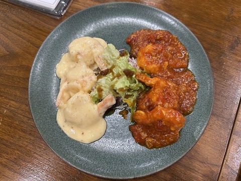 Tall Sun Dining_大エビチリマヨW盛り_202509