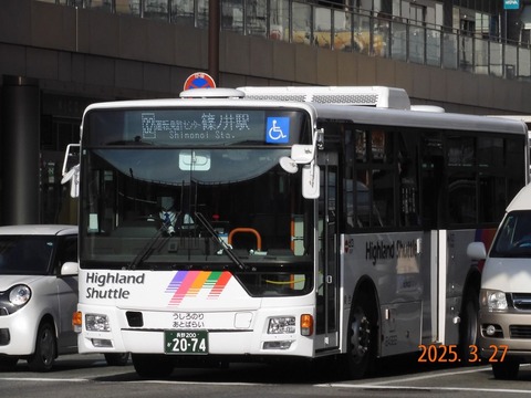 久しぶりにふそうの大型路線車に新車？！ 突如長野に配置されたエアロ