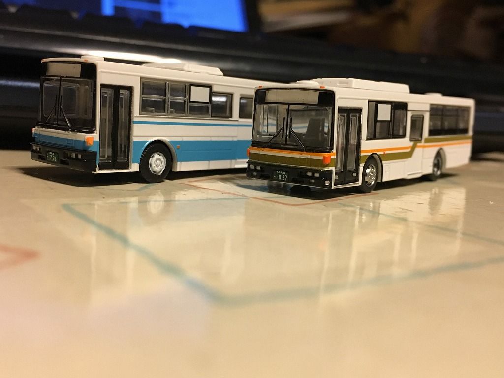 N056＆N057 バス2台セットD 富士重工業7E・新7E : 趣味