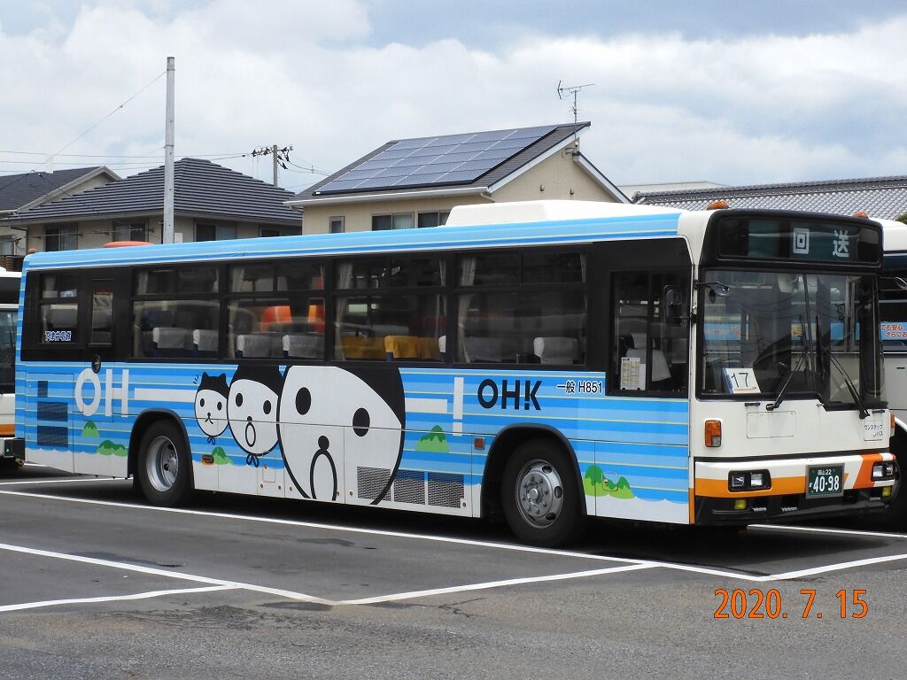 下津井電鉄 唯一の日野 西工９６ｍｃ ｈ８５１ 東急ファンのブログ