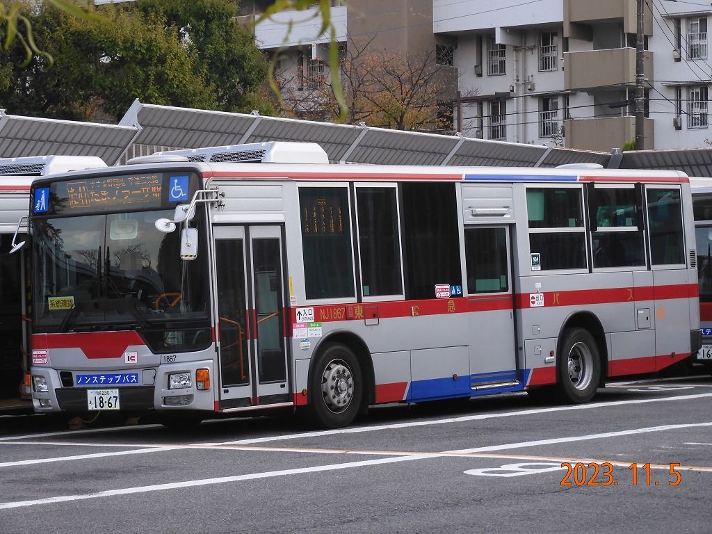 しれっと虹が丘に転属したNJ1867 : 趣味の日誌 オタクの時間