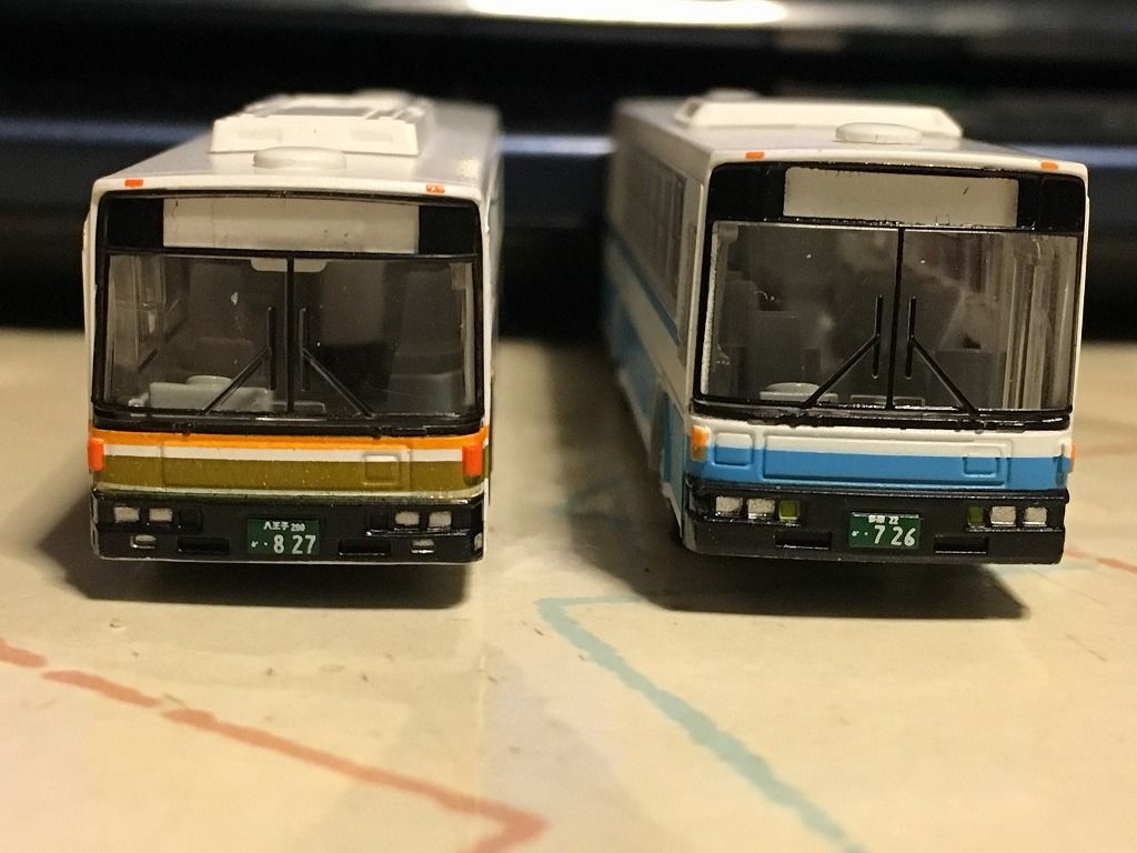 N056＆N057 バス2台セットD 富士重工業7E・新7E : 趣味
