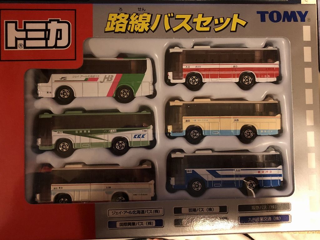 トミカ　路線バスセット、新品