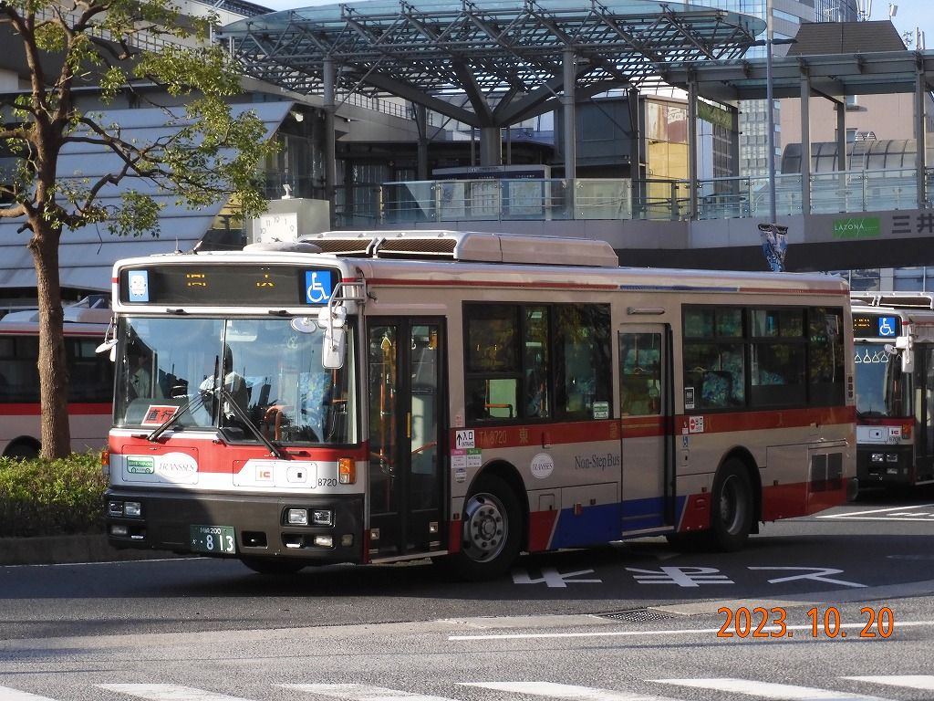 はっぱです！ 元川崎の8700番台で唯一路線で走っているTA8720