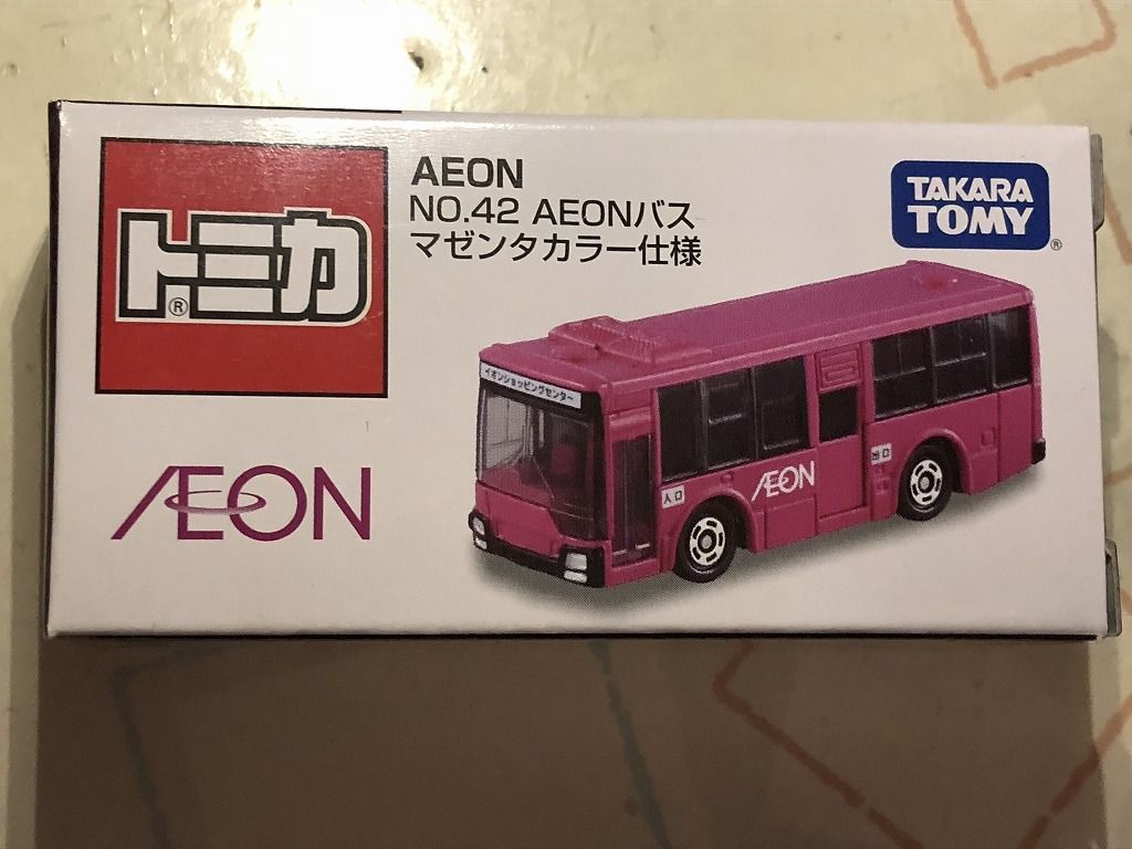 トミカ ａｅｏｎ ｎｏ ４２ａｅｏｎバス マゼンダカラー仕様 東急ファンのブログ