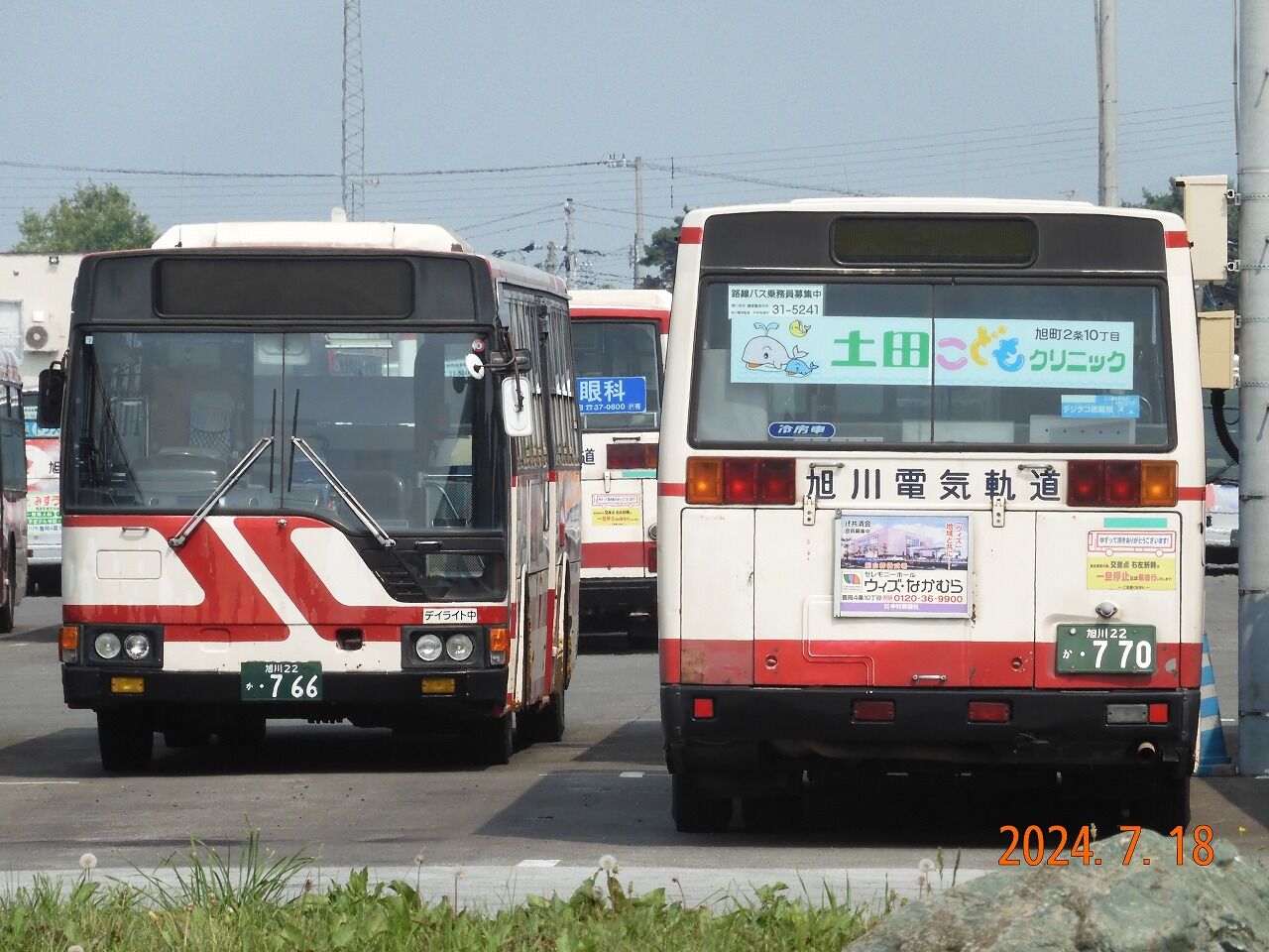 旭川電気軌道 今も多数残っているエアロスターM！！ : 趣味の日誌