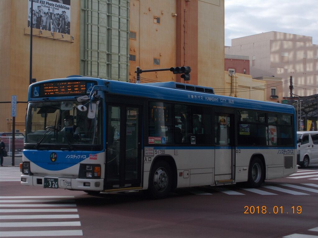 ua452やcngより長生きしているv8エルガ s 1799 東急ファンのブログ