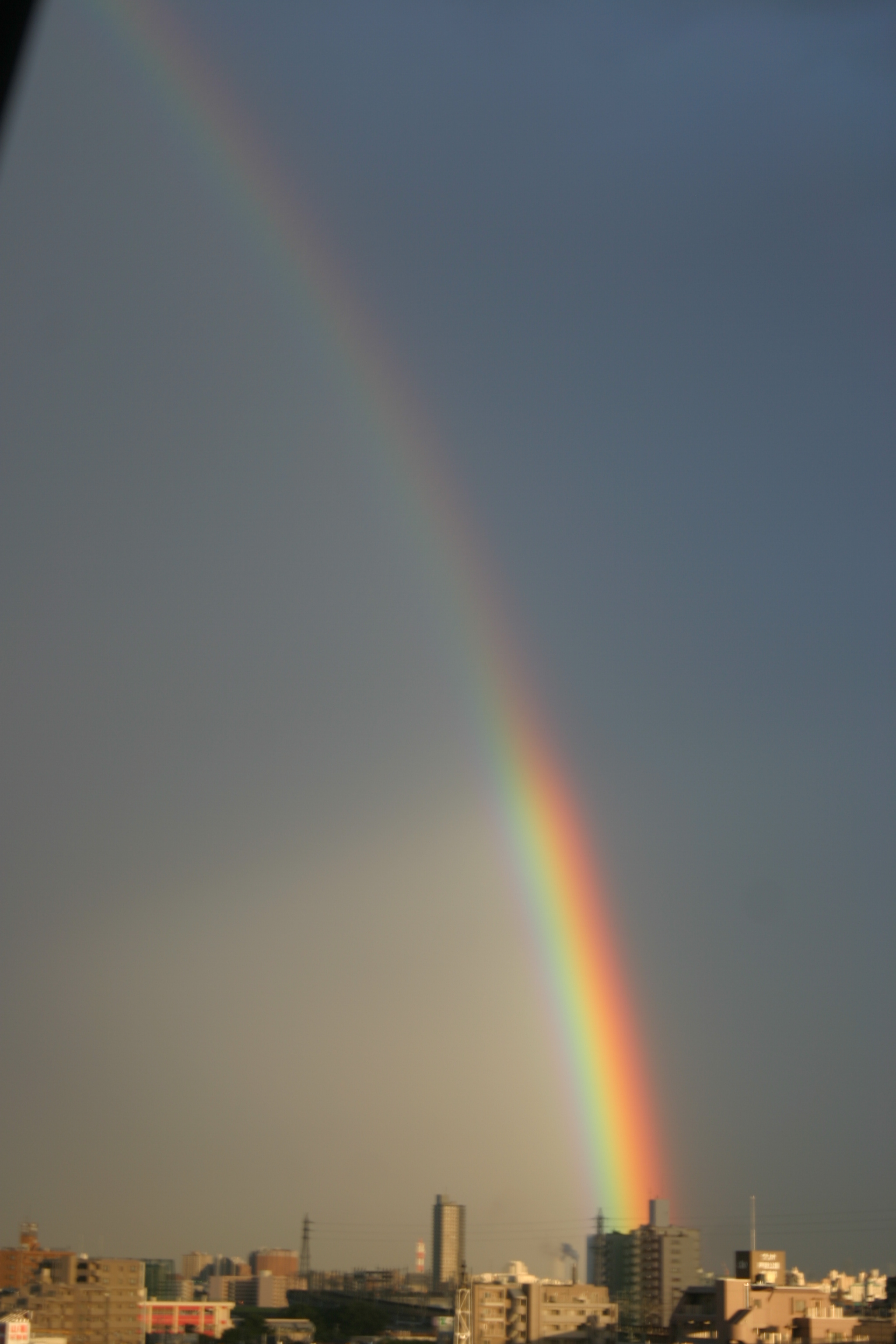ダブルレインボーが見えました 戸田市に住むと楽しいな