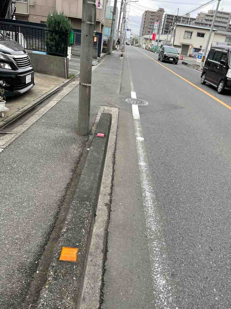 戸田中通りの南町交差点からボートレース戸田に向かう箇所が、自転車