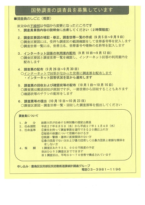 国勢調査