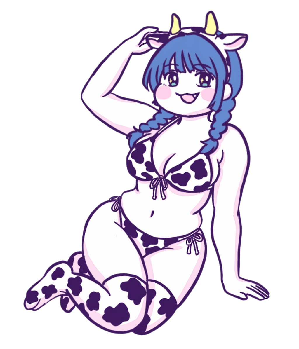 牛コスプレのみっちー