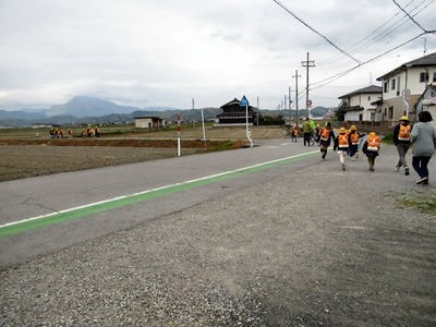 朝の通学路