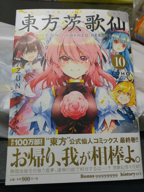 東方茨歌仙10巻を買ってきた 北近江人の東方 乗り鉄 乗りバスぶらり旅